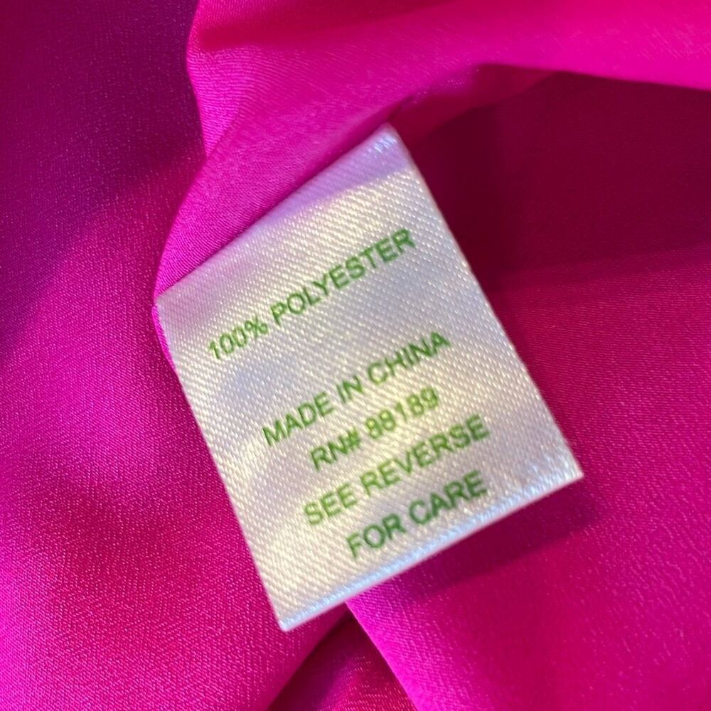 Lilly Pulitzer Selna Royce Summer Shift Dress, Size 2. Hot Pink and Royal Blue - Picture 8 of 10